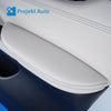 14-18 BMW Front Right Door Panel LCEW Ivory White Dakota X5 w/Leather Dash F15