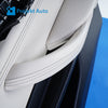 14-18 BMW Front Right Door Panel LCEW Ivory White Dakota X5 w/Leather Dash F15