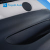 14-18 BMW Front Left Door Panel LCEW Ivory White Dakota X5 w/Leather Dash F15