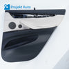14-18 BMW Rear Right Door Panel LCEW Ivory White Dakota X5 w/Leather Dash F15
