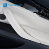 14-18 BMW Rear Right Door Panel LCEW Ivory White Dakota X5 w/Leather Dash F15