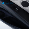14-18 BMW Rear Right Door Panel LCEW Ivory White Dakota X5 w/Leather Dash F15