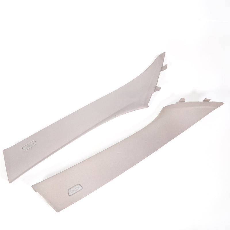 OEM BMW Front Left Right A Pillar Trim Set Gray X5 7284710 7284709 F15