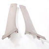 OEM BMW Front Left Right A Pillar Trim Set Gray X5 7284710 7284709 F15